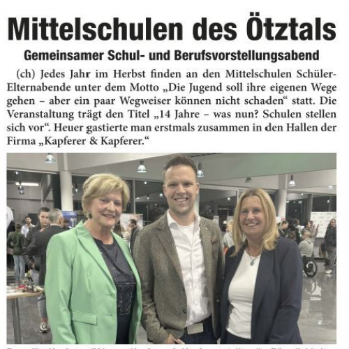 Zeitungsbericht