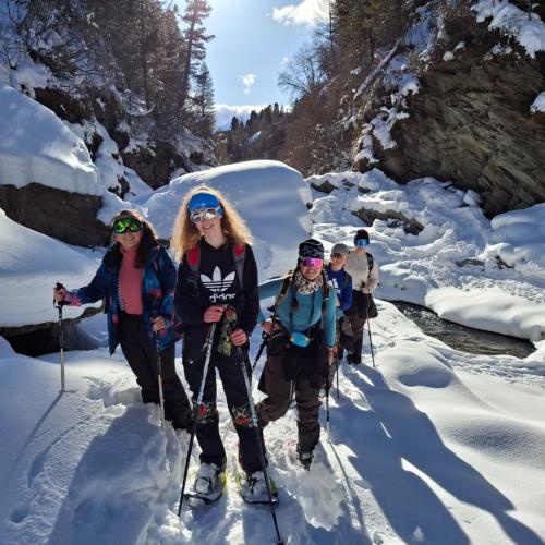 Schneeschuh-Abenteuer 