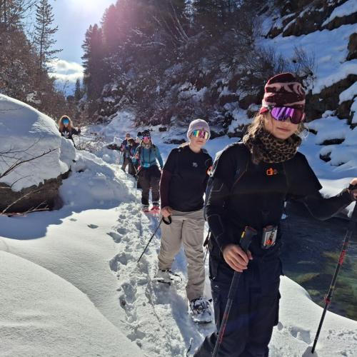 Schneeschuh-Abenteuer 