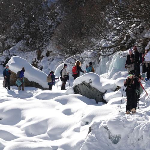 Schneeschuh-Abenteuer 